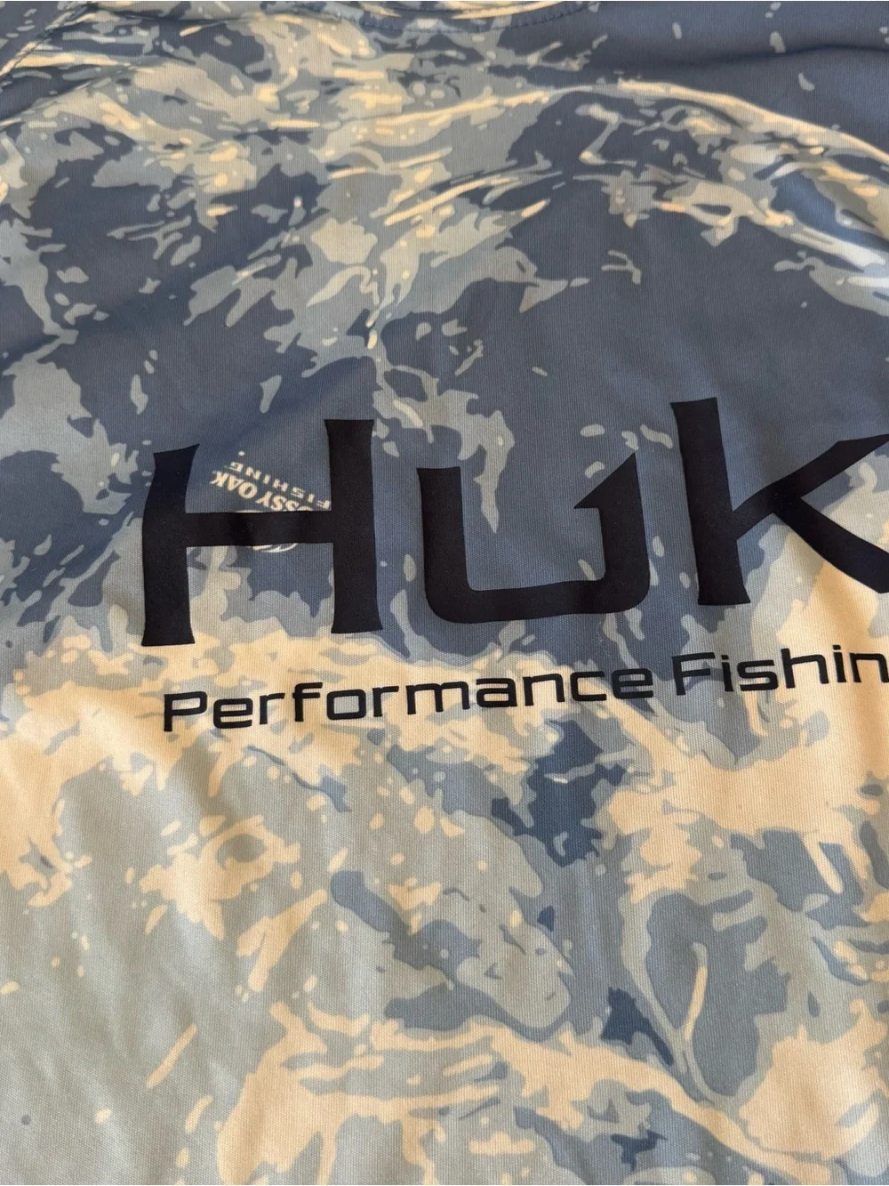 Huk Medium Mossy Oak Pursuit Performance Crew Fishing Long Sleeve - Picture 2 of 9